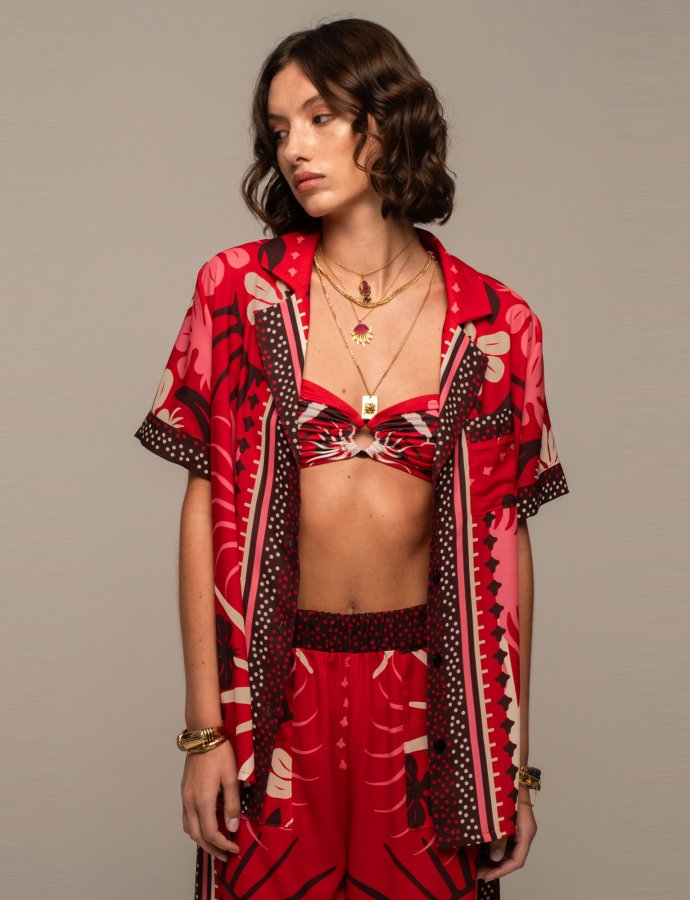 Passion flower shirt