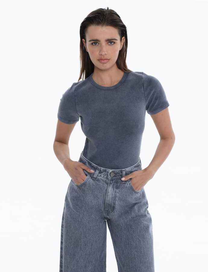Persa bamboo top grey