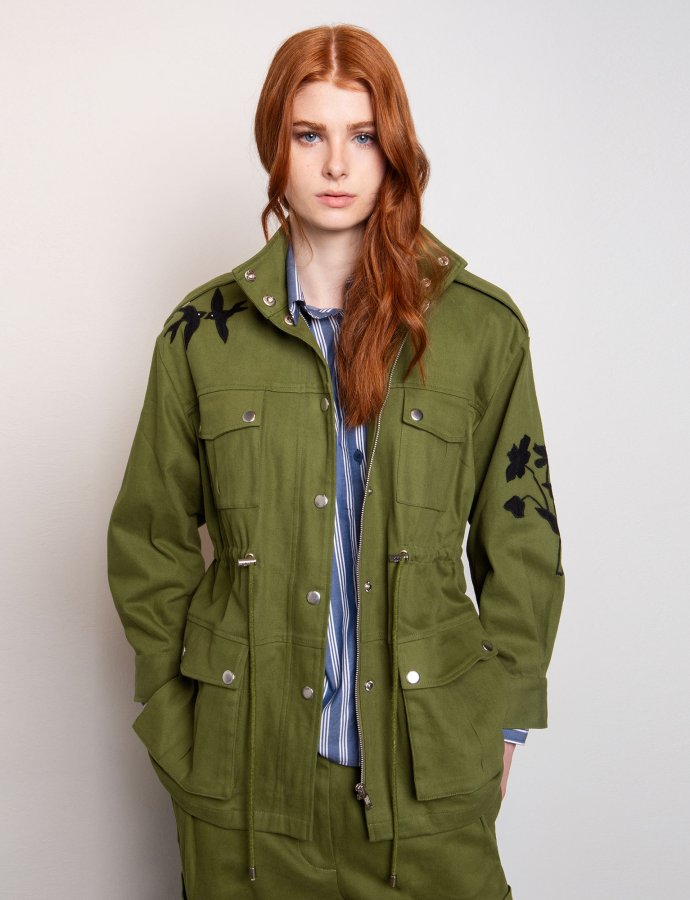 Pesto jacket military green