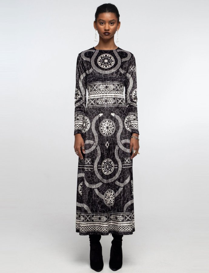 Philosophy long dress velvet