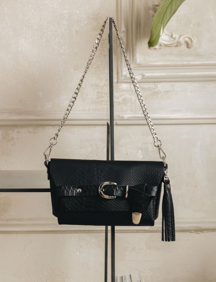 Regret me bag black nickel