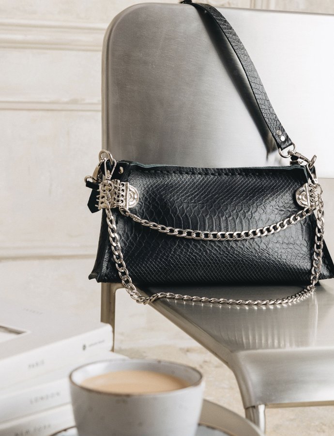 Rise today bag black nickel
