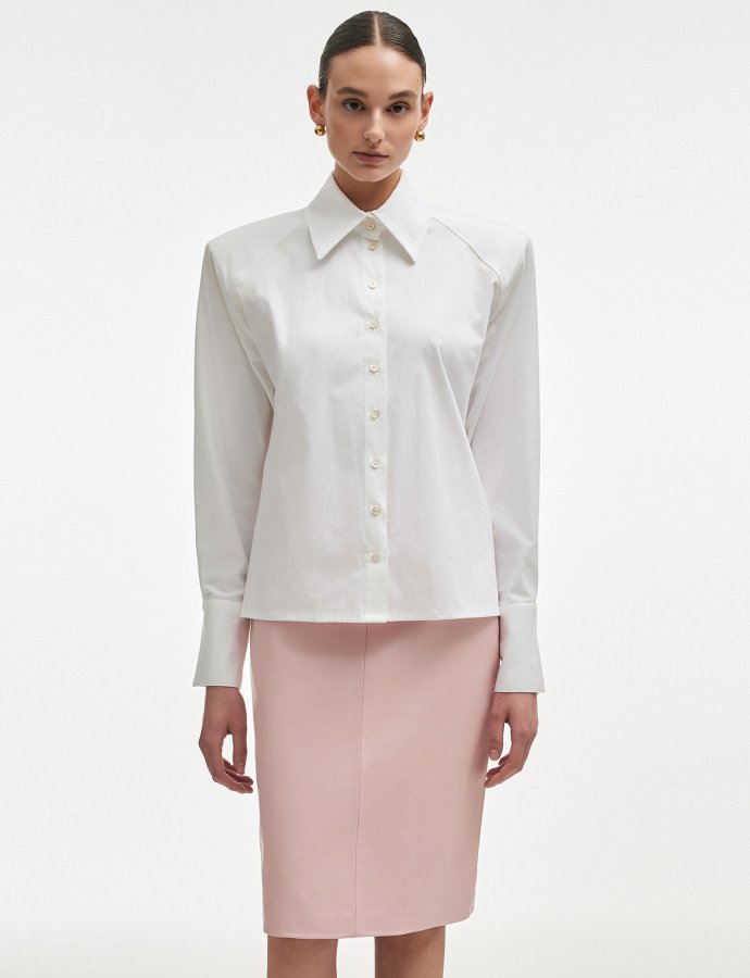 Rose shirt off white