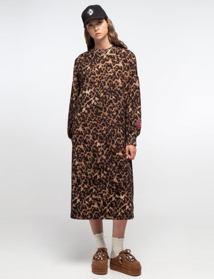 Rosette long dress