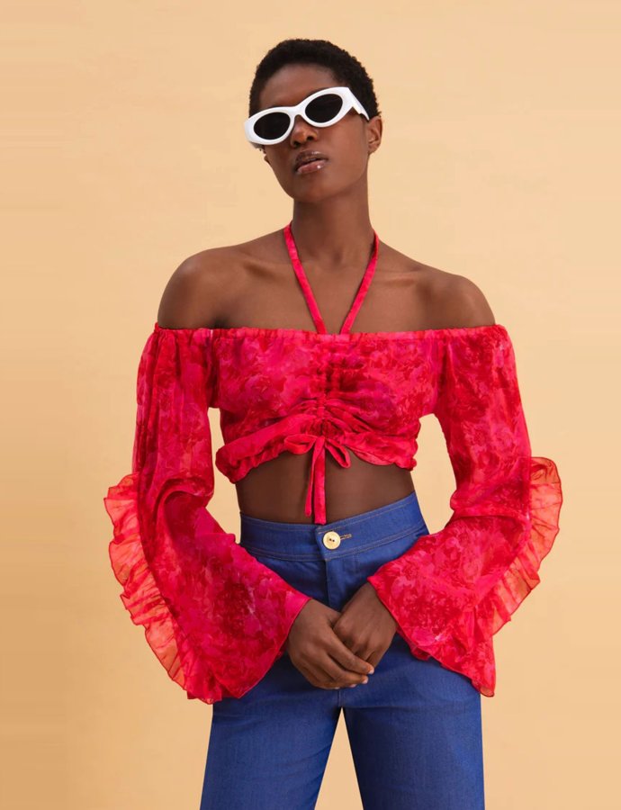 Ruby rose off shoulder top