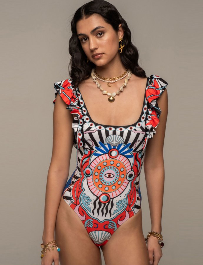 Surrealist swimsuit