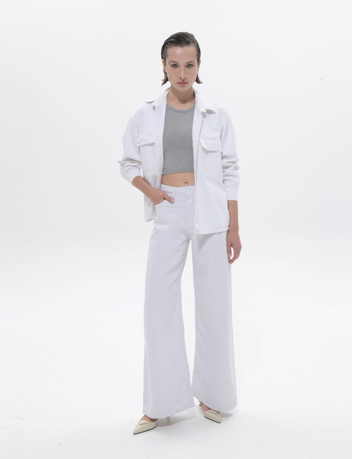 Veronica tencel jacket white