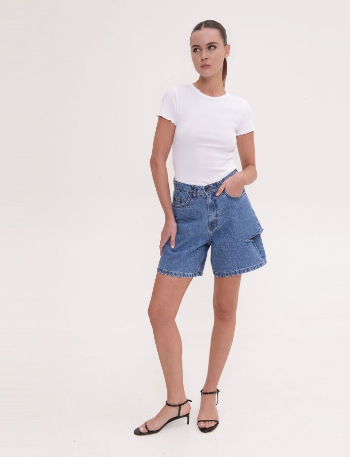 Silia shorts mid blue