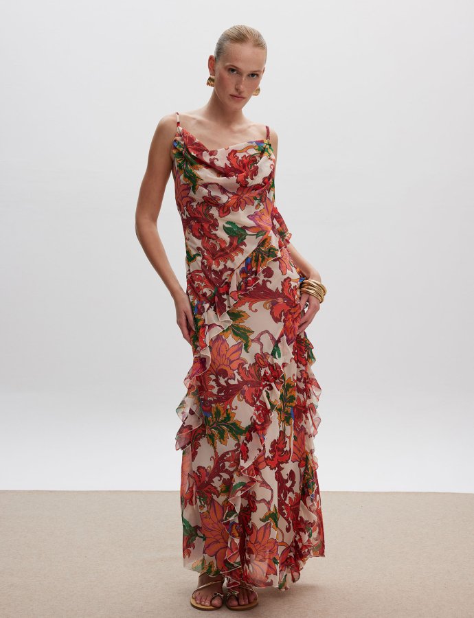 Saint Tropez ruffle dress