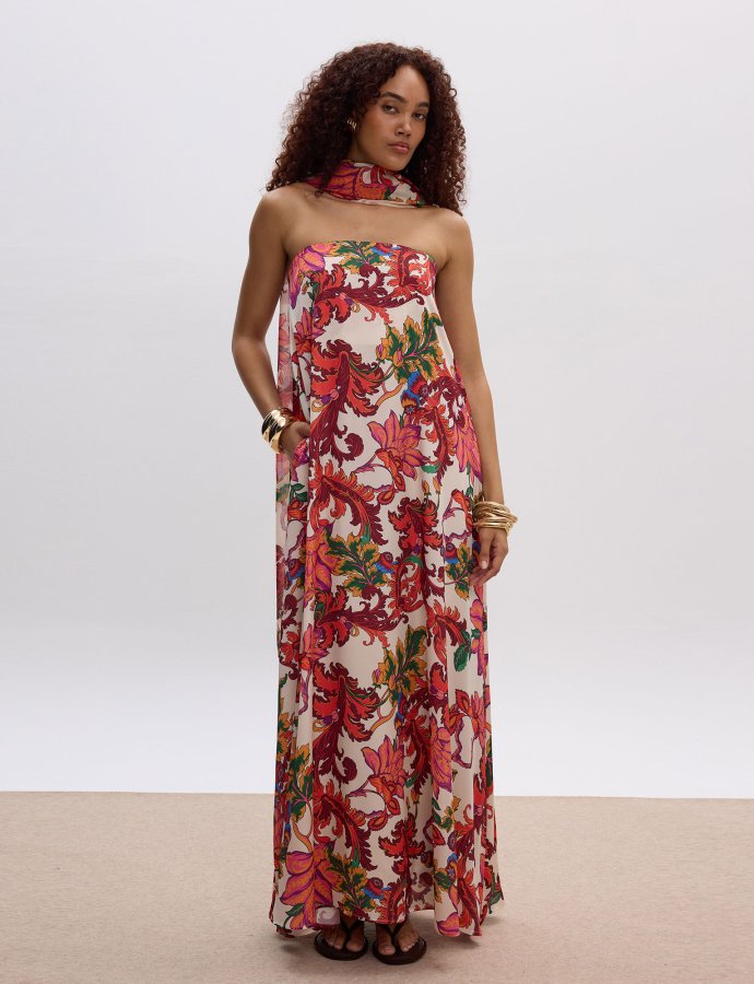 Saint Tropez strapless dress