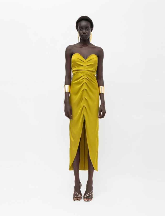 Savanna dress lime
