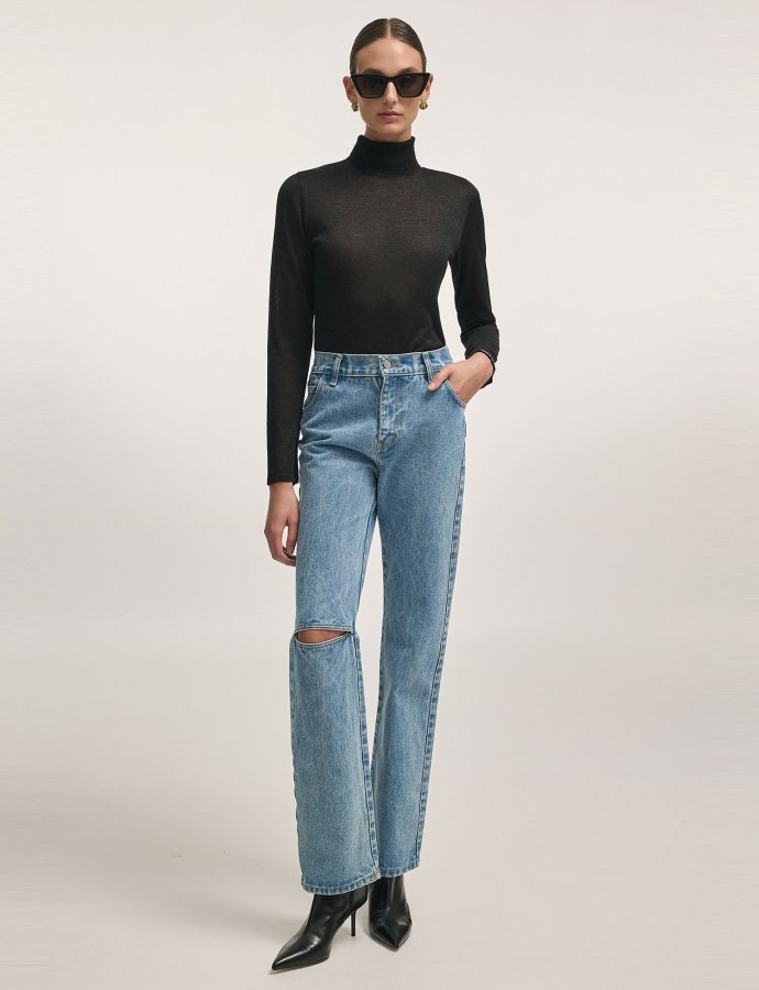 Scandal denim trousers blue