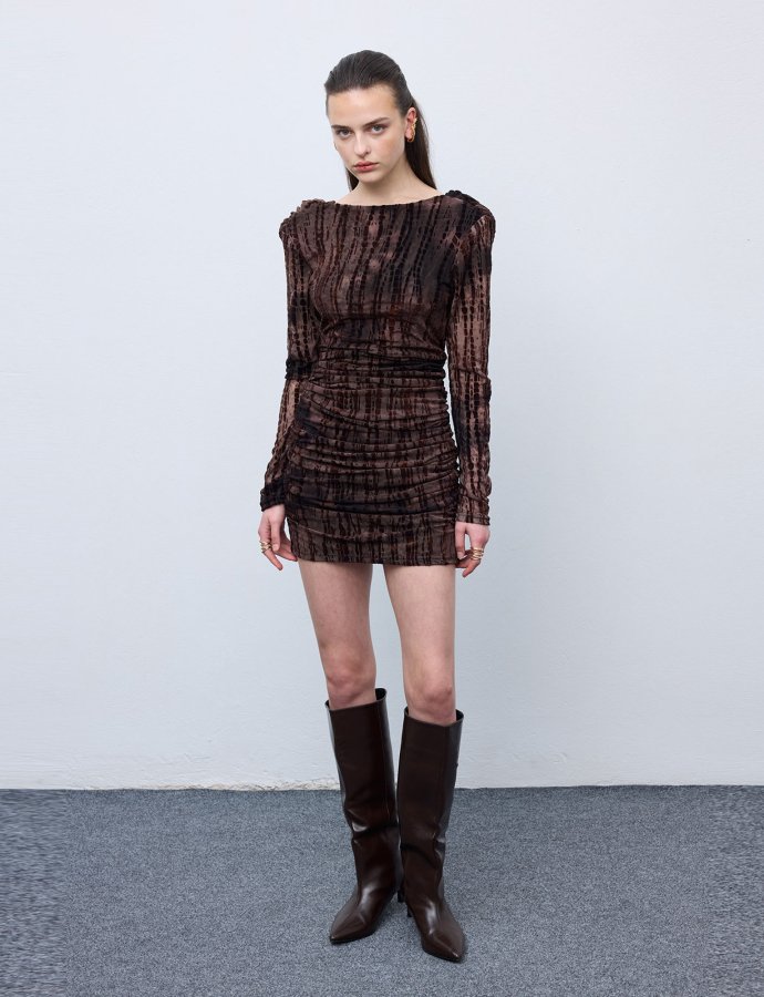Second skin mini mesh dress