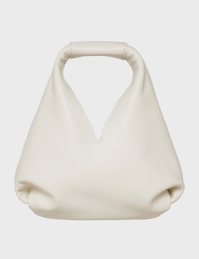 Sienna leather bag off white