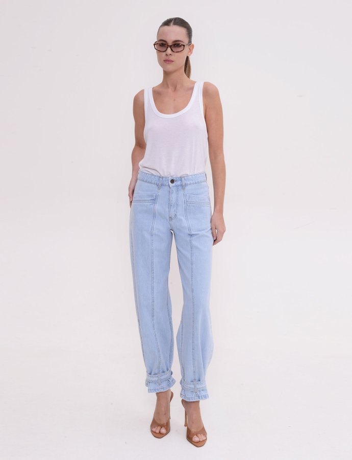 Skylar denim pants light blue