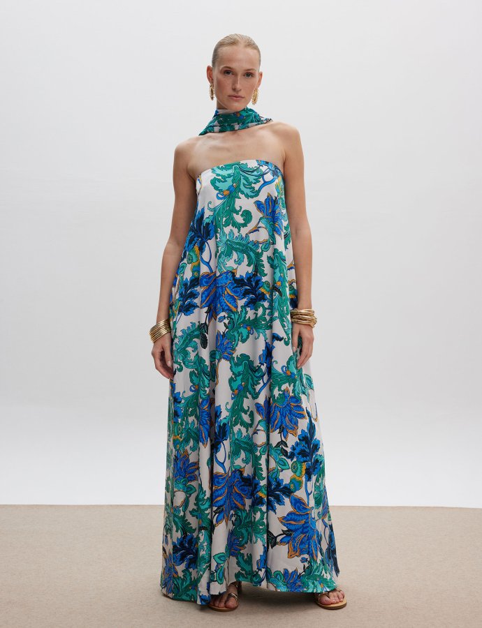Soroko strapless dress