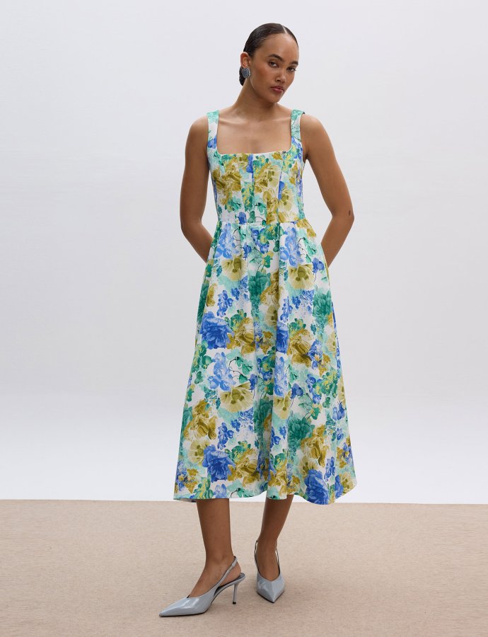 Stephania midi dress