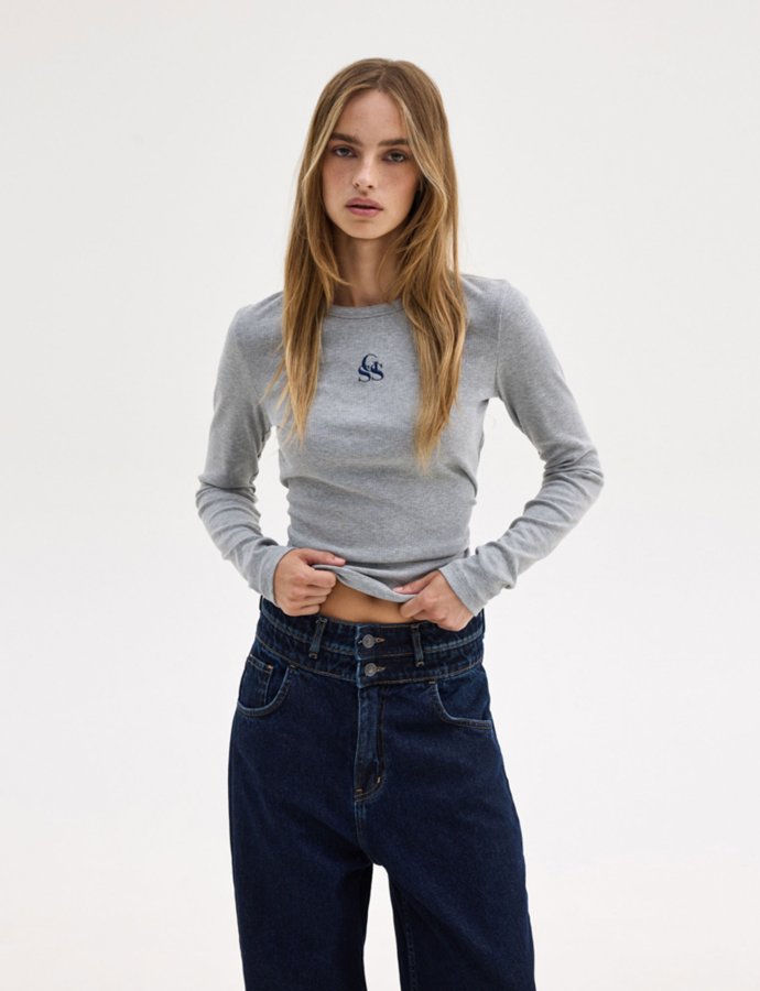 Stevie SSG top grey