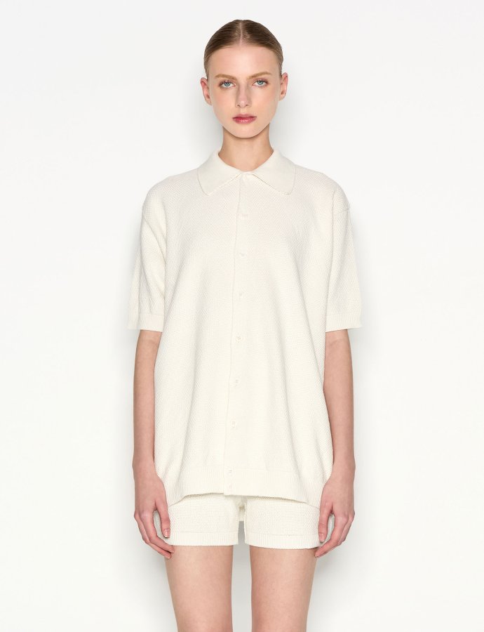 Sunflare knitted blouse ecru