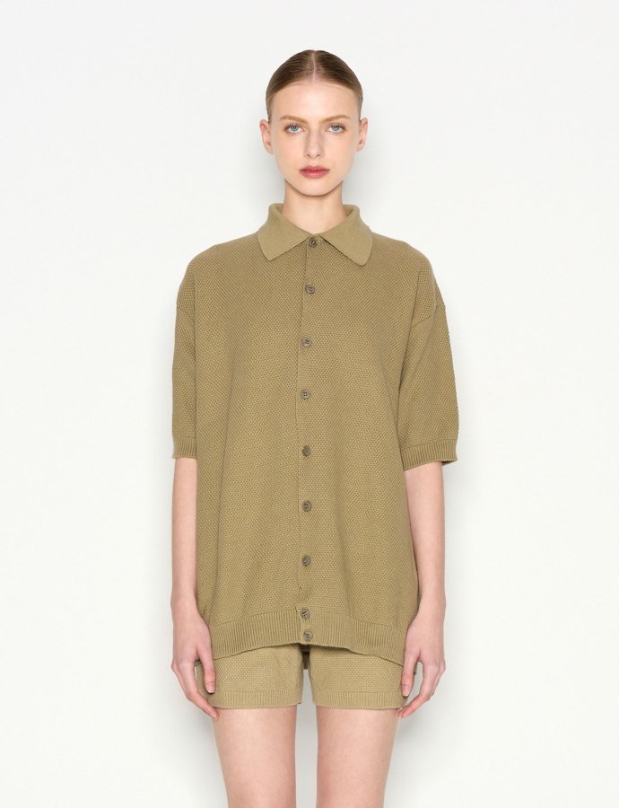 Sunflare knitted blouse khaki