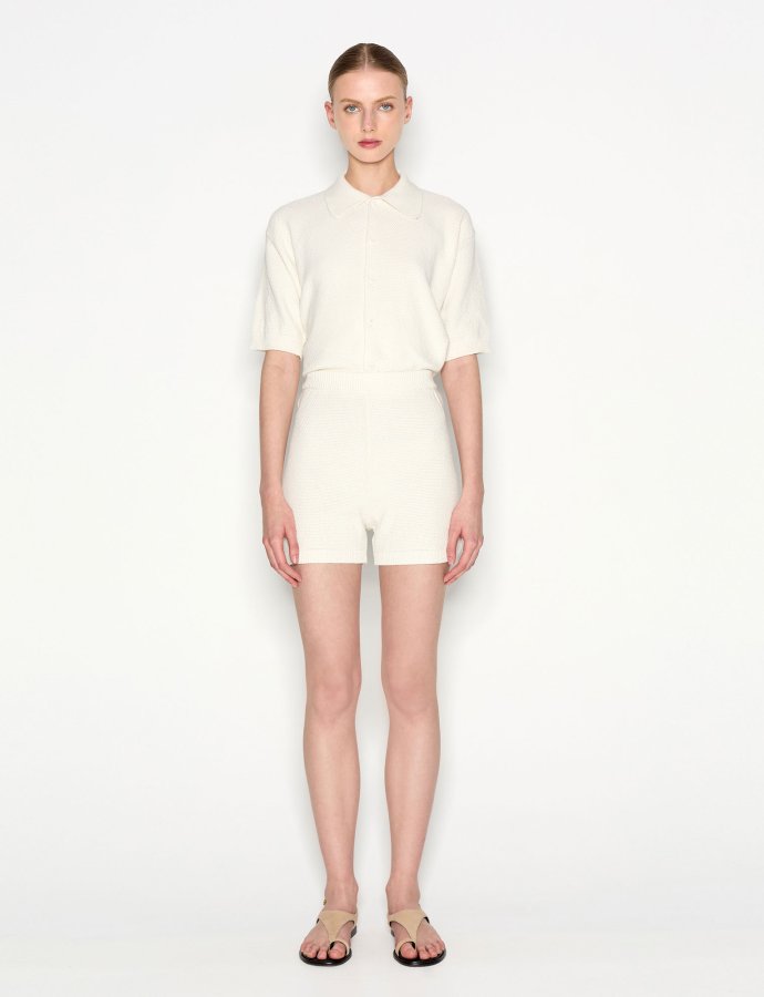 Sunflare knitted shorts ecru