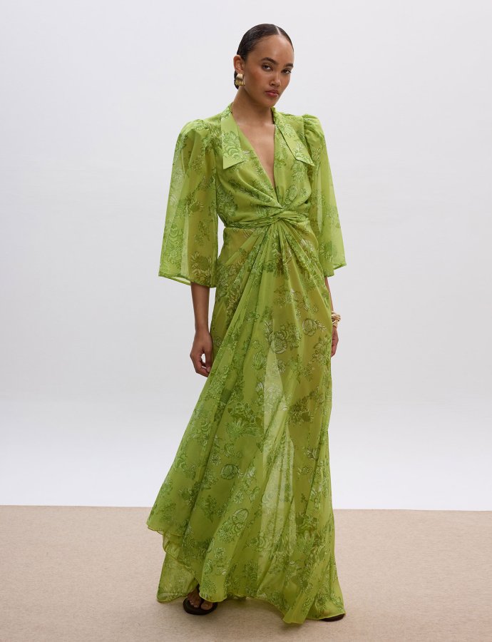 Sunny lime kimono
