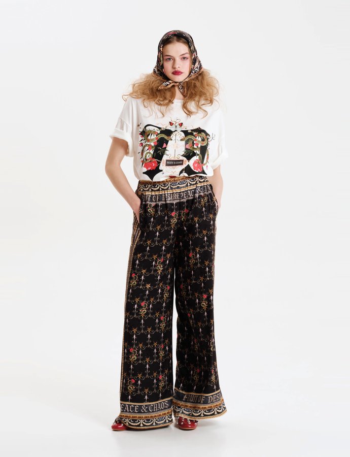 Temptation pants jacquard