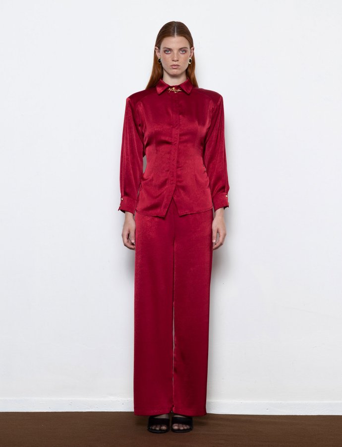 Tessie Bordeaux pants