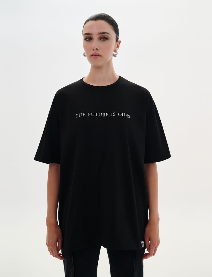 The future is ours t-shirt black