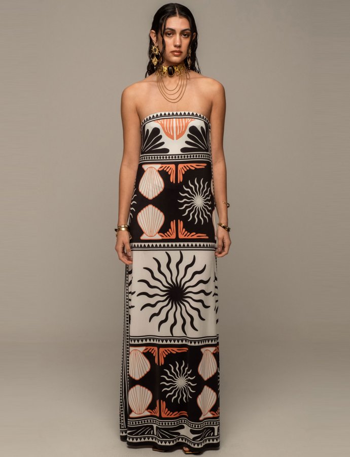 Tranquility strapless dress