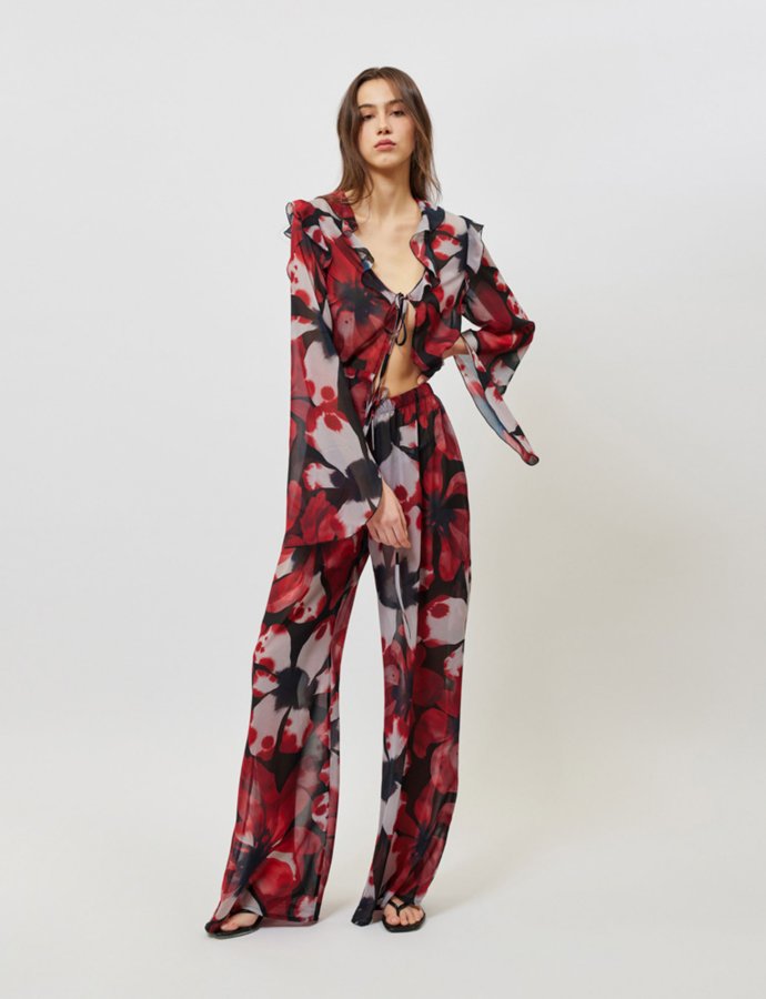 Valentina pants flower print