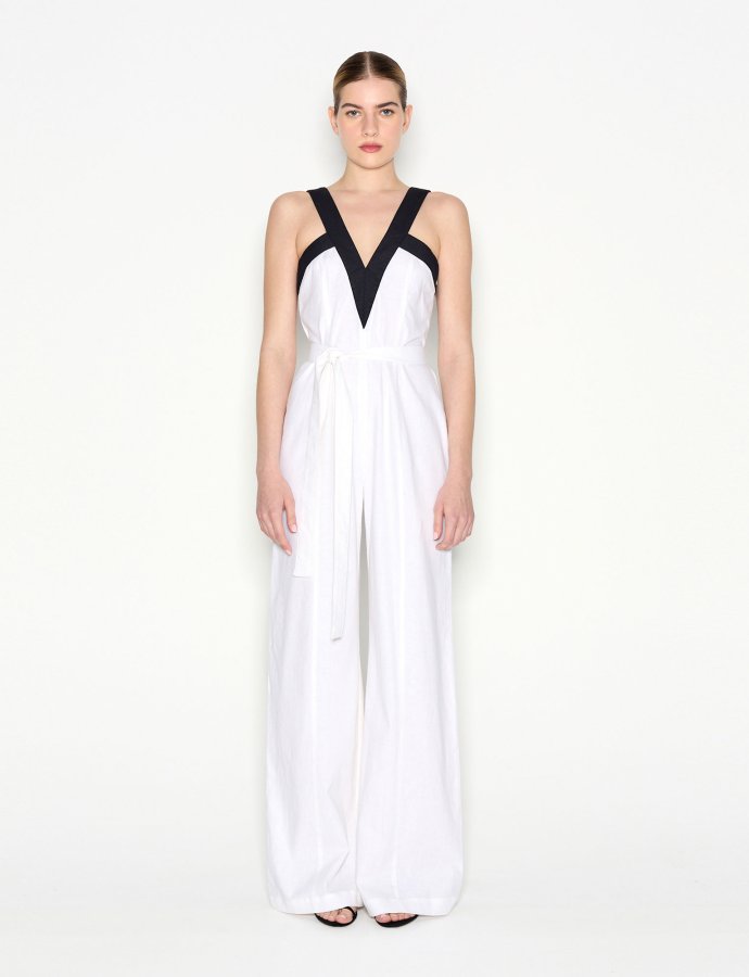 Vice jumpsuit white/black