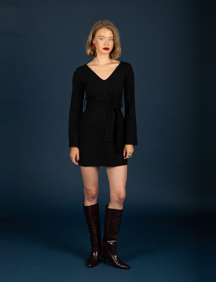 Victor short dress black
