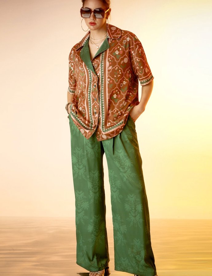 Virginia pants green