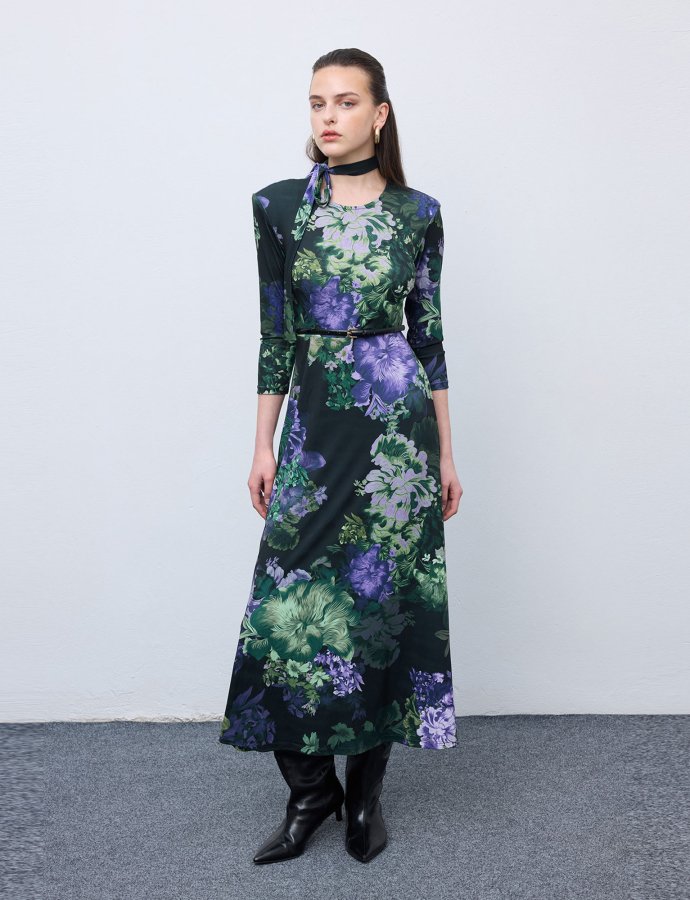 Vittoria jersey midi dress