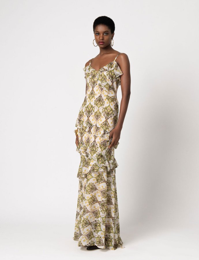 Vivienne dress olive