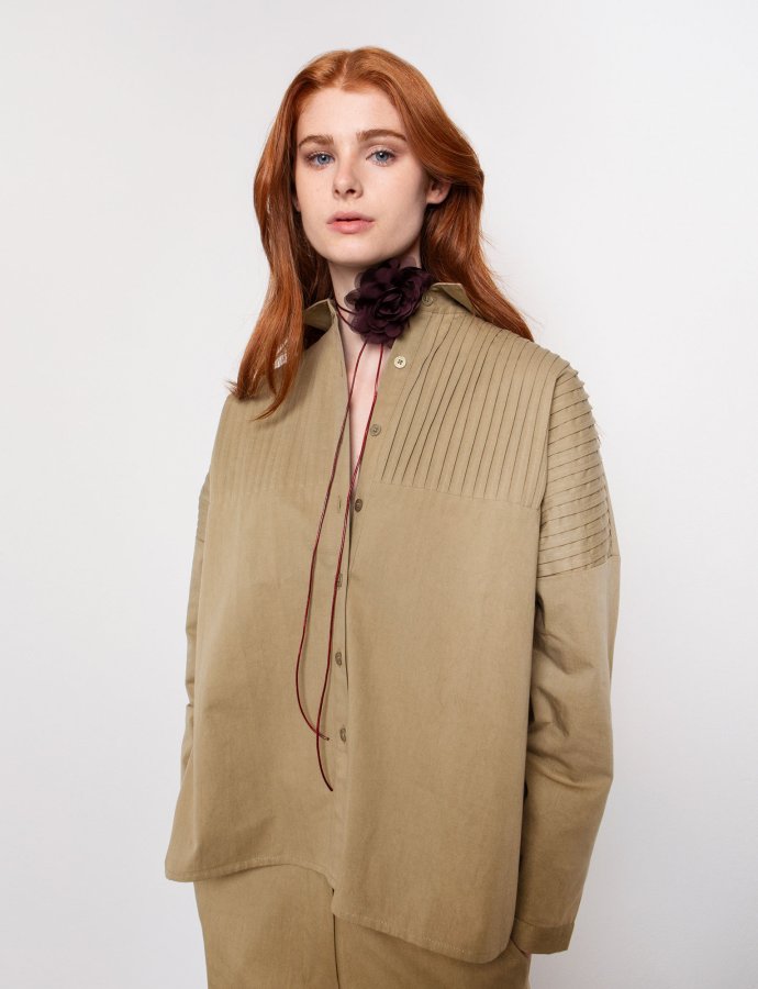 Voyage shirt camel