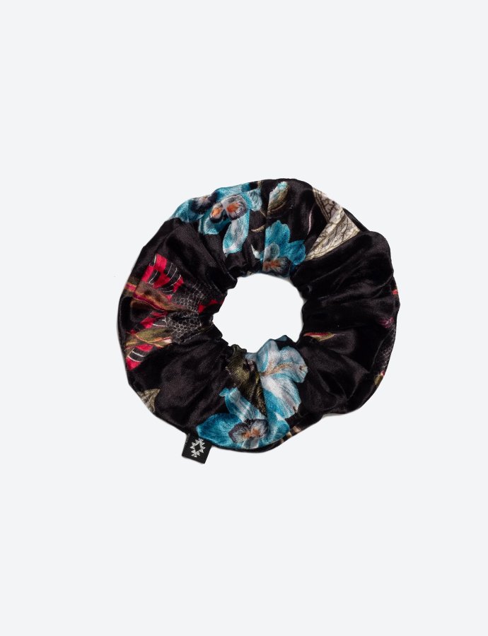 Hydrangea scrunchie