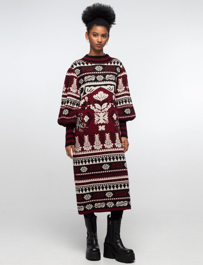 Mythical long knit dress