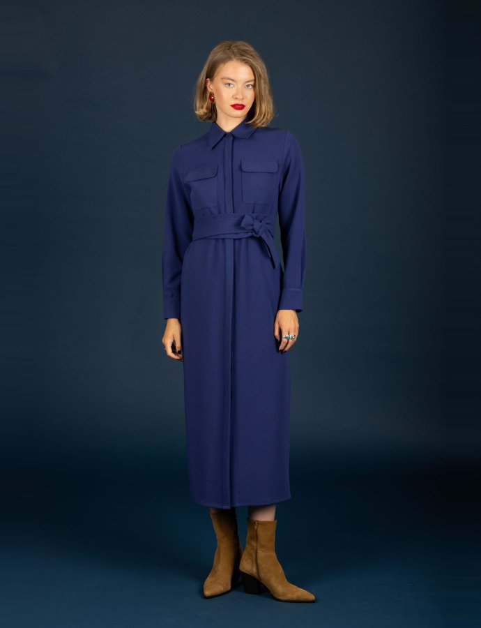 Wanda dress ink blue