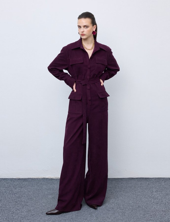 Weekend’s jumpsuit aubergine