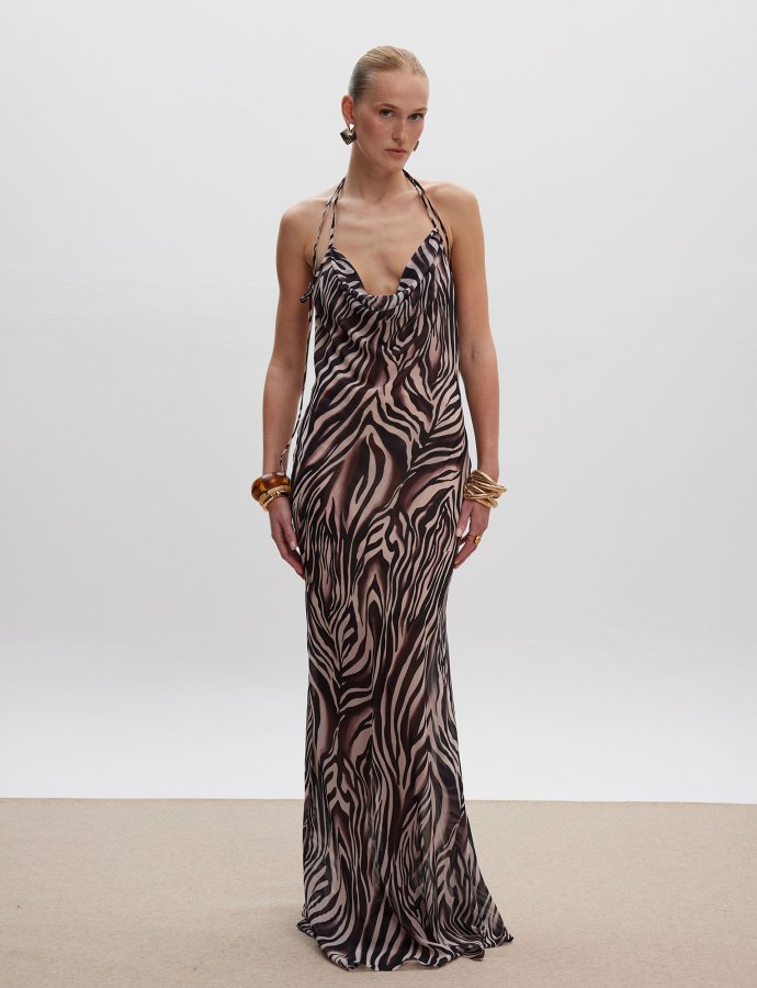 Wild thoughts backless maxi dress