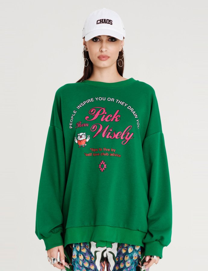 Wisdom sweater green