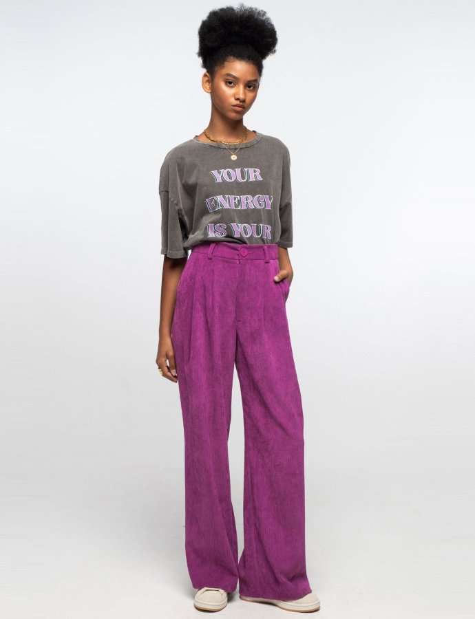 Wisteria pants purple