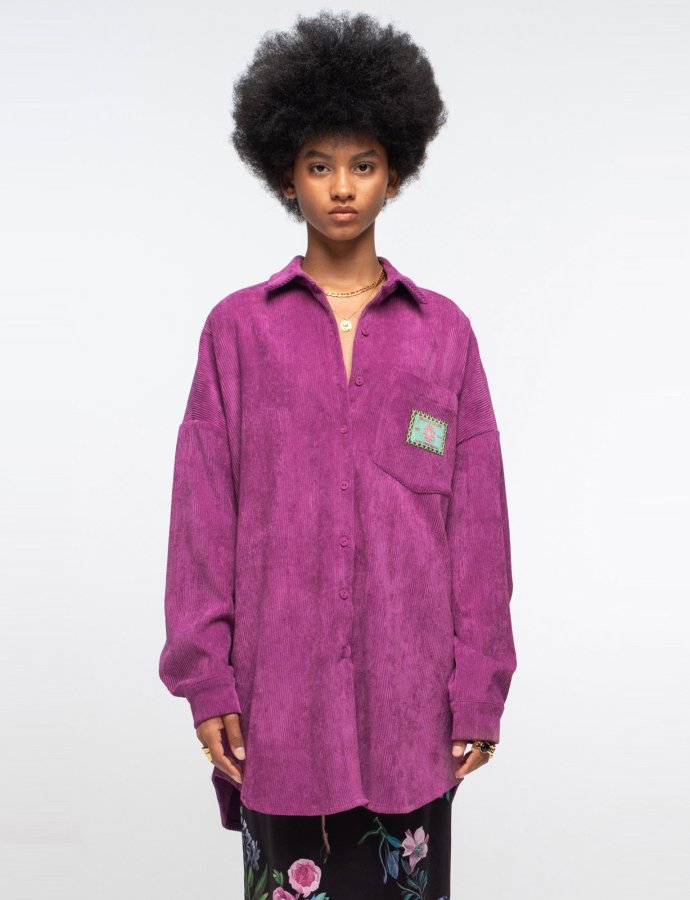 Wisteria shirt purple
