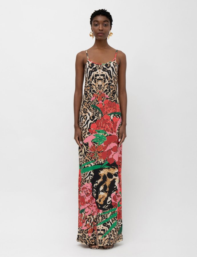 Zanzi dress leopard print